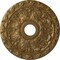 Ekena Millwork Spring Leaf Ceiling Medallion (Canopies up to 5 5/8"), 19 7/8"OD x 3 5/8"ID x 1 1/4"P, Pale Gold CM19SPPAS - alternate 1